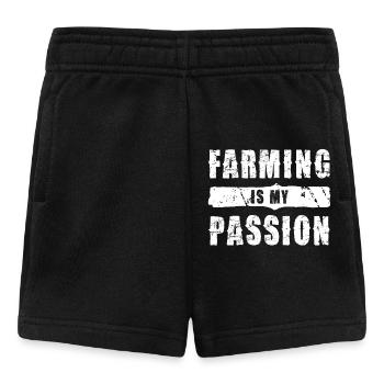 Landwirtschaft Ist Meine Leidenschaft - Baby Shorts - Schwarz - Vorne