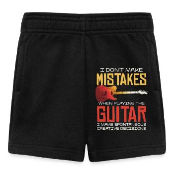 Pas d’erreurs en jouant de la guitare - Short Bébé - noir - Devant