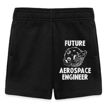 Future Aerospace Engineer - Baby Shorts - black - Front