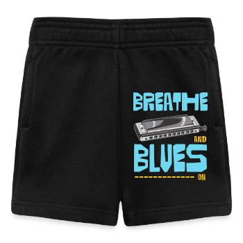 Blues à l’harmonica - Short Bébé - noir - Devant