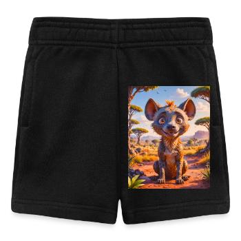 Animaux africains super mignons – Harpie - Short Bébé - noir - Devant