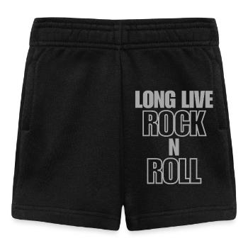 Vive le rock’n roll - Short Bébé - noir - Devant