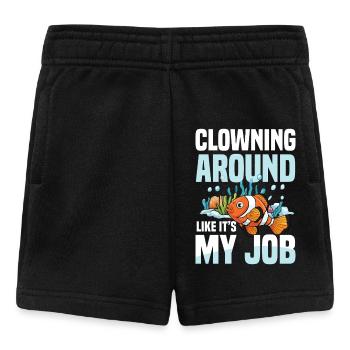 Clownfisch Aquaristischer Lebensstil für einen - Baby Shorts - Schwarz - Vorne