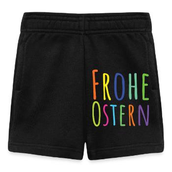 Frohe Ostern - Baby Shorts - Schwarz - Vorne