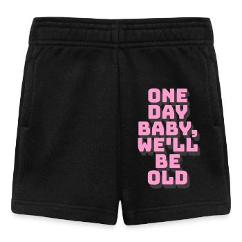 Motivational Poster - Baby Shorts - Schwarz - Vorne