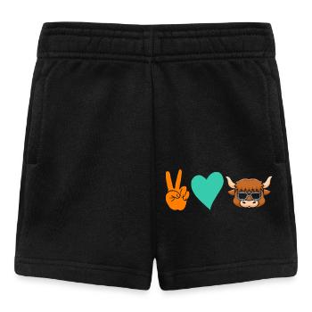 Buffalo Cattle Oxen - Baby Shorts - black - Front