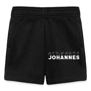 Langue des signes Johannes - Short Bébé - noir - Devant