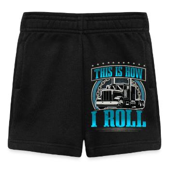 Truck Driver - Baby Shorts - black - Front