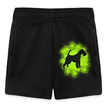 Fox terrier à poil dur pour les amoureux des chiens - Short Bébé - noir - Devant