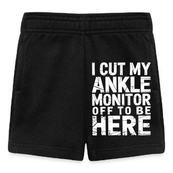 I Cut My Ankle Monitor Off To Be Here 7 - Baby Shorts - Schwarz - Vorne