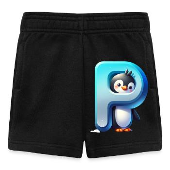 Penguin Playful P - Baby Shorts - Schwarz - Vorne