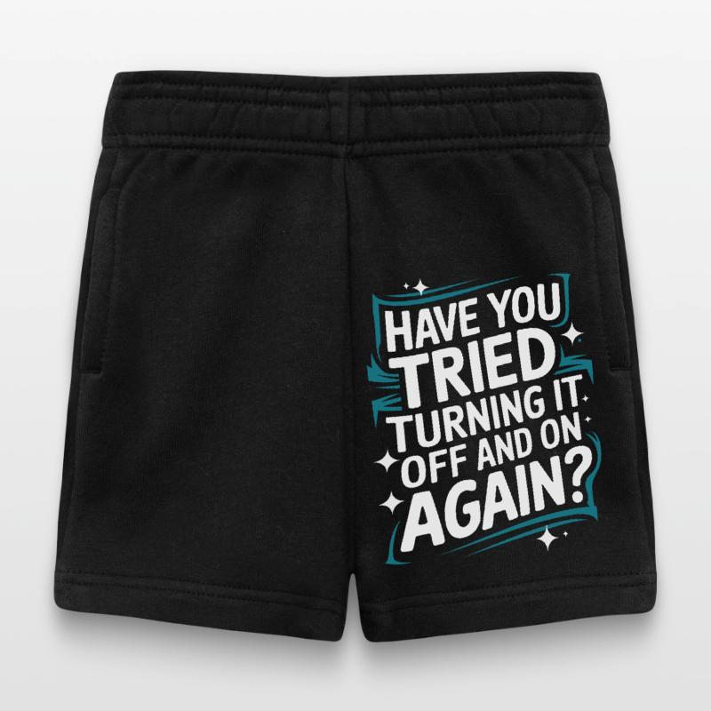 Technischer Support Computerfreak Nerd Baby Shorts