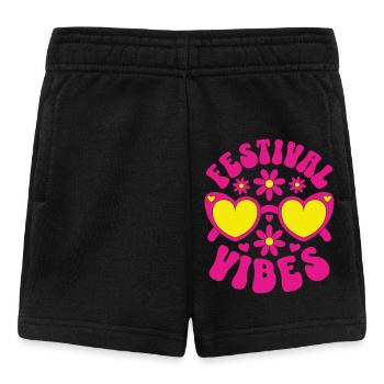 Festival Vibes - Baby Shorts - black - Front