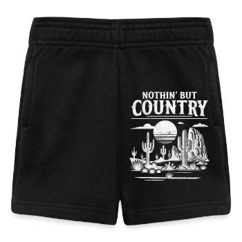 Nichts als Land - Baby Shorts - Schwarz - Vorne
