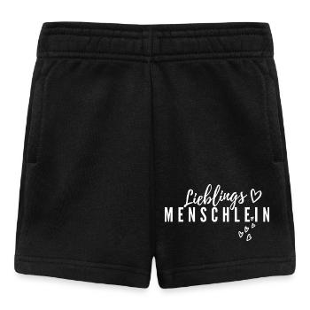 Kleiner Lieblingsmensch - Baby Shorts - Schwarz - Vorne