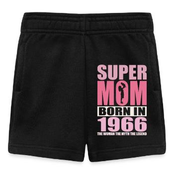 Anniversaire de maman 1966 | Super Maman - Short Bébé - noir - Devant