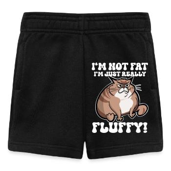 Big Cat Funny sayings - Baby Shorts - black - Front