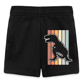 T Rex - Short Bébé - noir - Devant