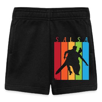 Danseuse de salsa Danseuse - Short Bébé - noir - Devant