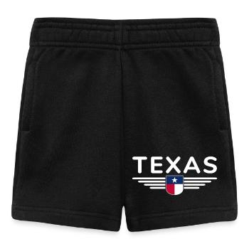 Texas Fan T-Shirt – Lone Star Style - Baby Shorts - black - Front