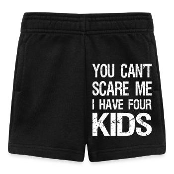 You Can’t Scare Me I Have Four Kids II - Short Bébé - noir - Devant