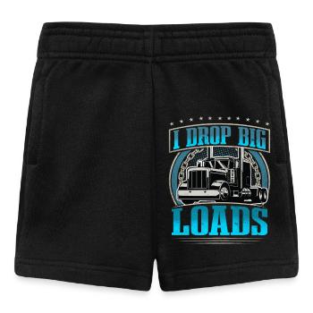 LKW Fahrer - Baby Shorts - Schwarz - Vorne