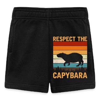 Capybara - Baby Shorts - Schwarz - Vorne