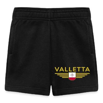 Valletta T-Shirt – Malta Fans Design - Baby Shorts - Schwarz - Vorne