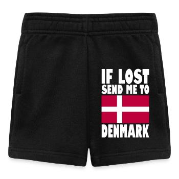 Dicton du drapeau du Danemark - Short Bébé - noir - Devant