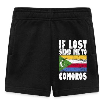 Le drapeau des Comores - Short Bébé - noir - Devant