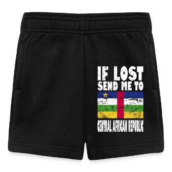Drapeau de la République centrafricaine - Short Bébé - noir - Devant