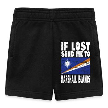 Drapeau des Îles Marshall - Short Bébé - noir - Devant