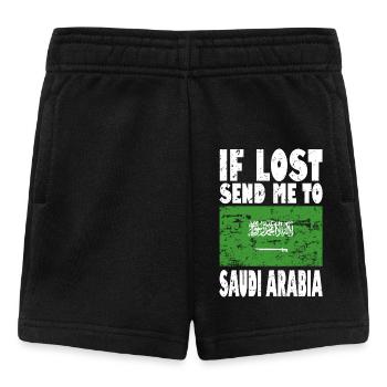 Saudi Arabien Flagge Spruch - Baby Shorts - Schwarz - Vorne
