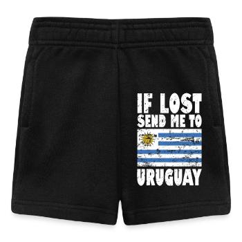 Uruguay Flagge Spruch - Baby Shorts - Schwarz - Vorne