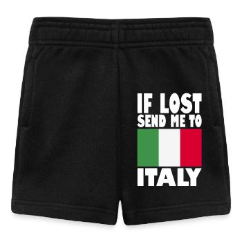 Drapeau de l’Italie - Short Bébé - noir - Devant