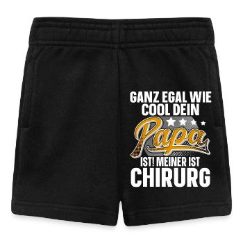 Chirurg Papa Vater Vatertag Cooler Papa - Baby Shorts - Schwarz - Vorne