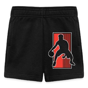 Basketball Basketballer - Baby Shorts - Schwarz - Vorne