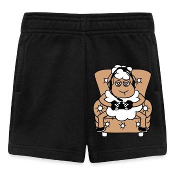 Sheep Gamer Armchair Controller Video Game Nerd Cool - Baby Shorts - black - Front