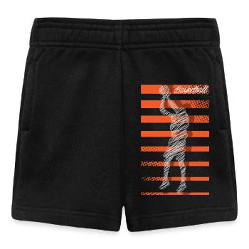 Basketball Basketballer - Baby Shorts - Schwarz - Vorne