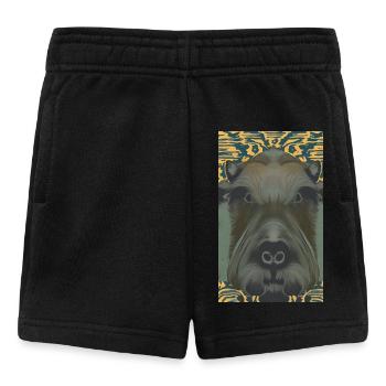 Portrait comique d’un capybara - Short Bébé - noir - Devant
