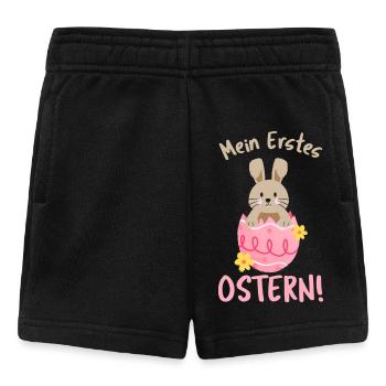 Mein erstes Ostern - Mädchen - Baby Shorts - Schwarz - Vorne