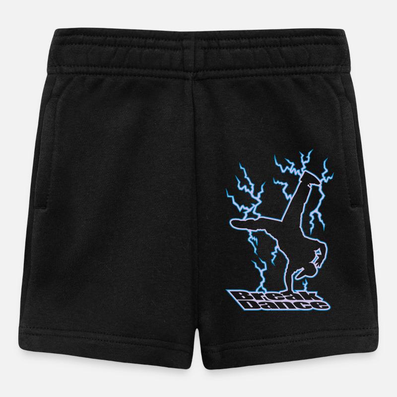 Electric breakdance - Baby Shorts - Schwarz