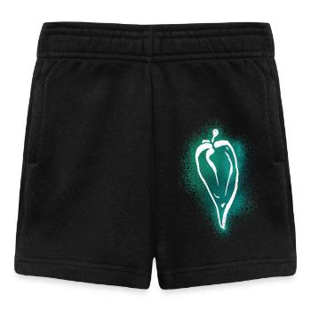 Blacklight Neon Chili - Short Bébé - noir - Devant