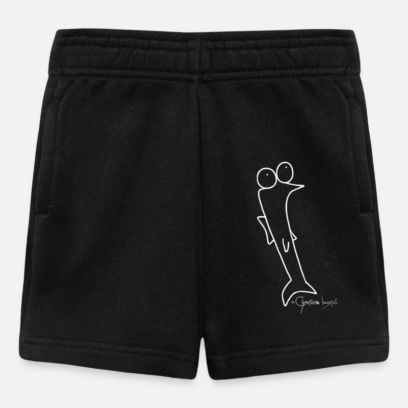 Roach - Piscis Rutilus - Baby Shorts - black