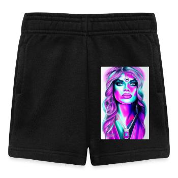 Femme avec des bijoux - Short Bébé - noir - Devant