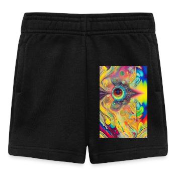Abstrakte Kunst - Baby Shorts - Schwarz - Vorne