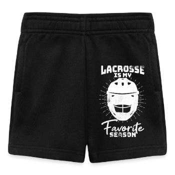 Lacrosse Spieler Spruch - Baby Shorts - Schwarz - Vorne