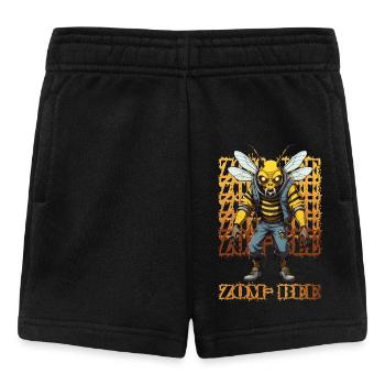 Creepy zombie bee - Baby Shorts - black - Front
