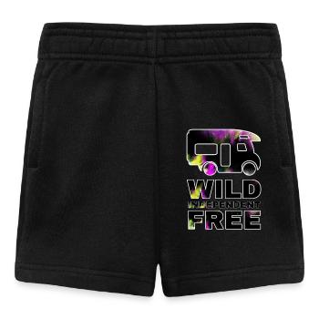 Liberté du campeur - Short Bébé - noir - Devant