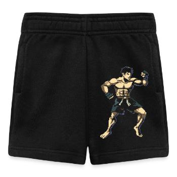 Kickboxer Pixel Graphics - Baby Shorts - black - Front